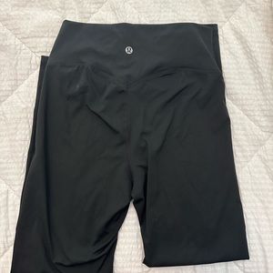 Black Lululemon Align High Rise Pant 25”